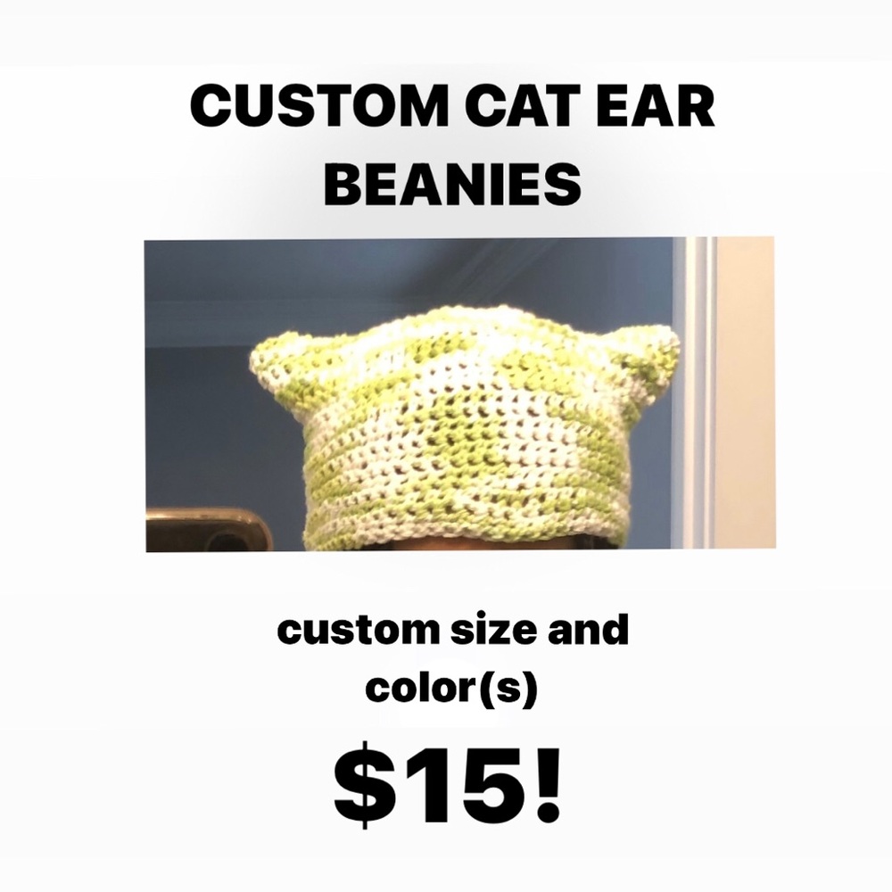 cat ear beanie